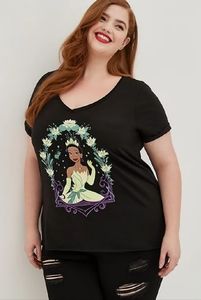 ROLL CUFF TOP - DISNEY PRINCESS & THE FROG TIANA